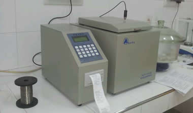 量熱儀現場(chǎng)照片